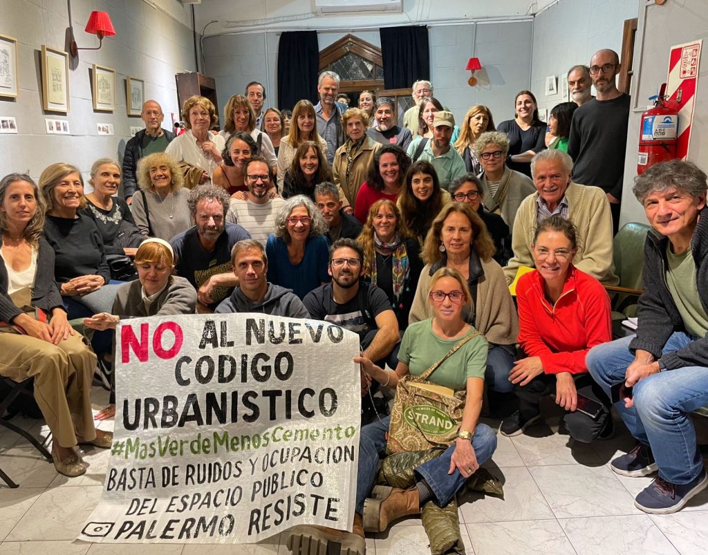 Los vecinos de Palermo también quieren cambiar el Código Urbanístico