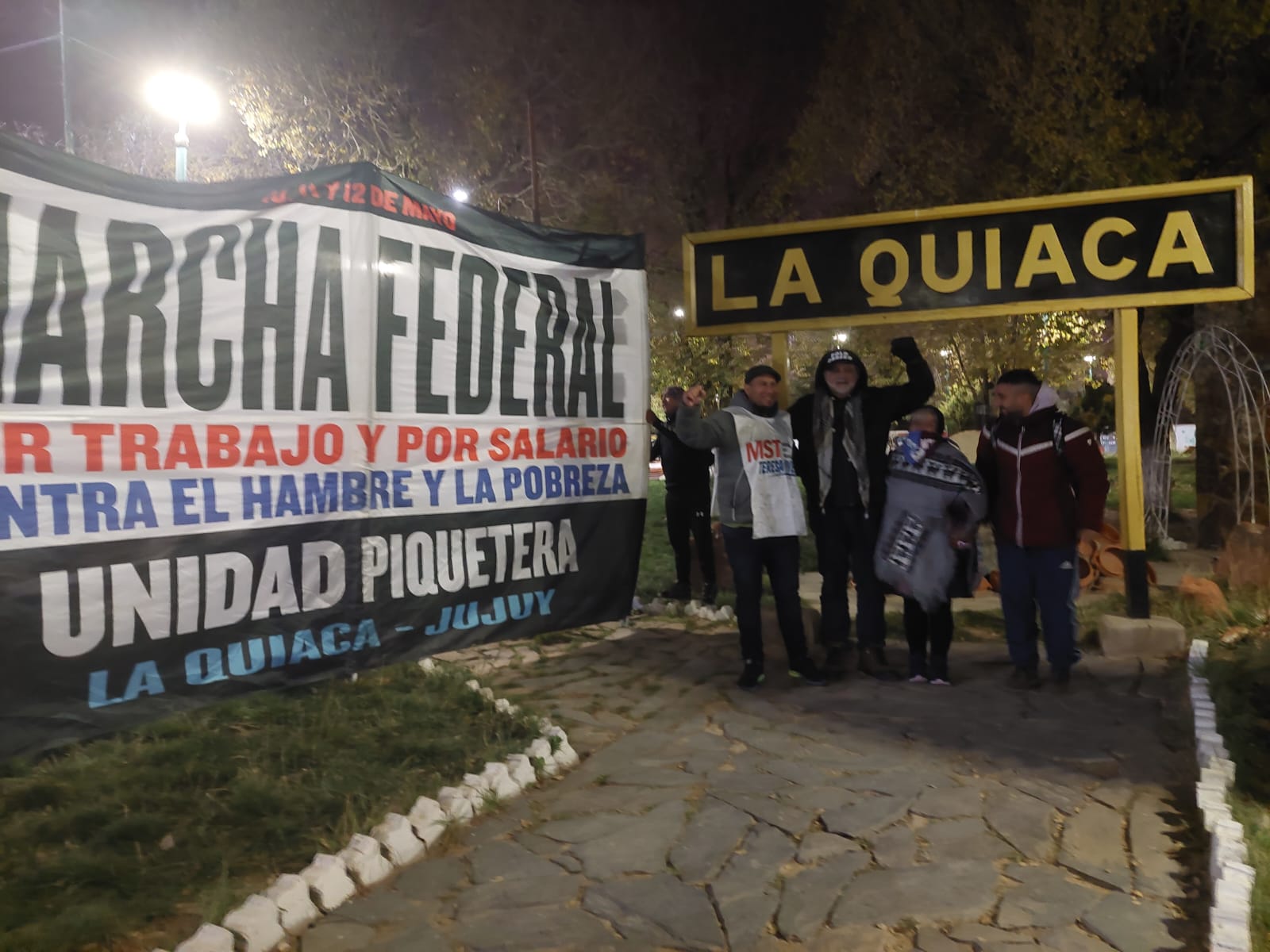 Comenzó la marcha federal piquetera: de la Quiaca a Desarrollo Social