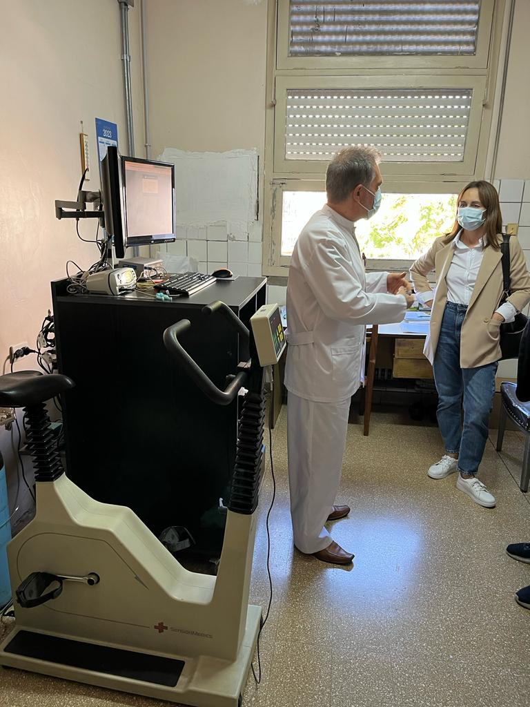 Vischi recorrió el Hospital María Ferrer