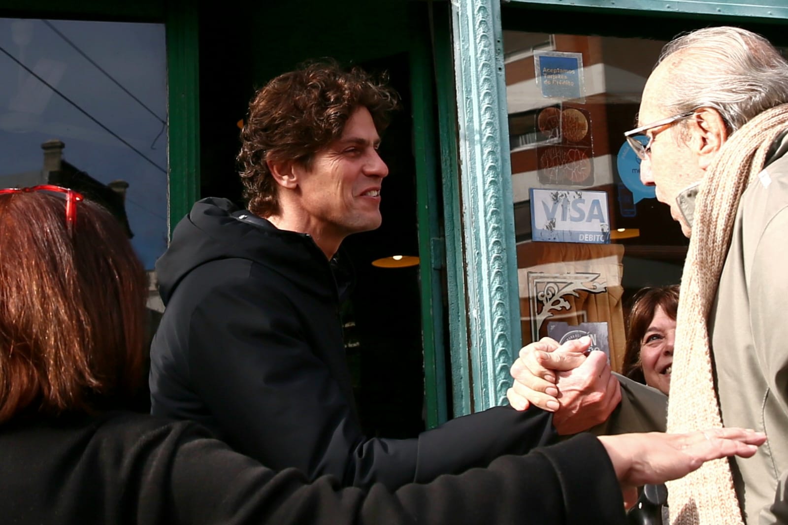 Lousteau estuvo en Caballito y propuso "terminar con la cultura del piquete"