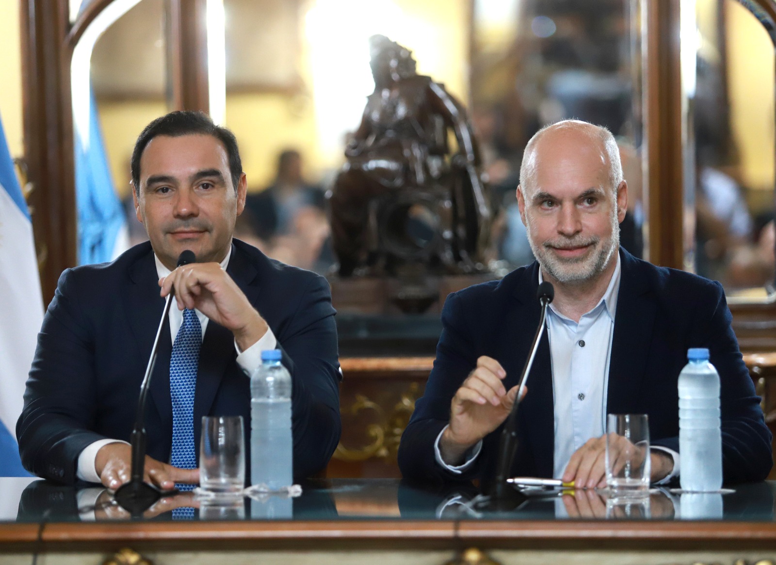 Larreta, con Valdés: "Hablamos con la verdad, no hay soluciones mágicas" 