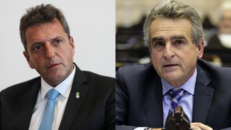 Sergio Massa va por la presidencia, lo acompaña Agustín Rossi