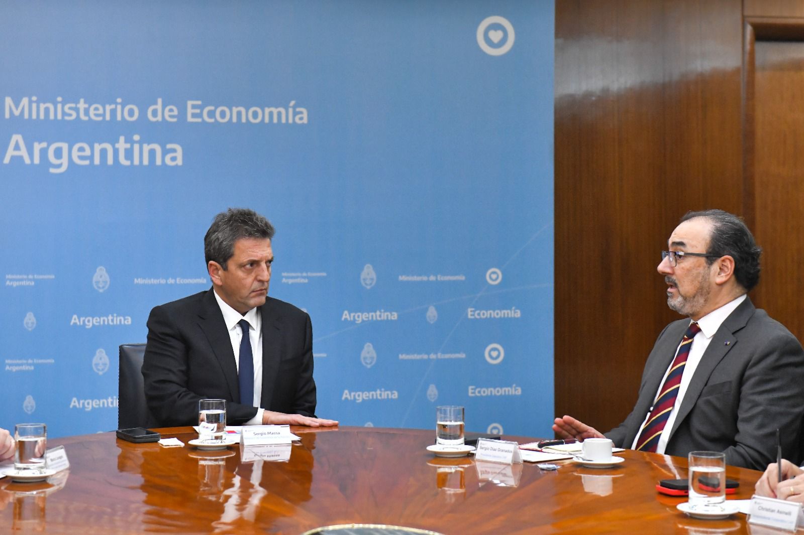 Massa y el Presidente de CAF analizaron el Programa Financiero 2023
