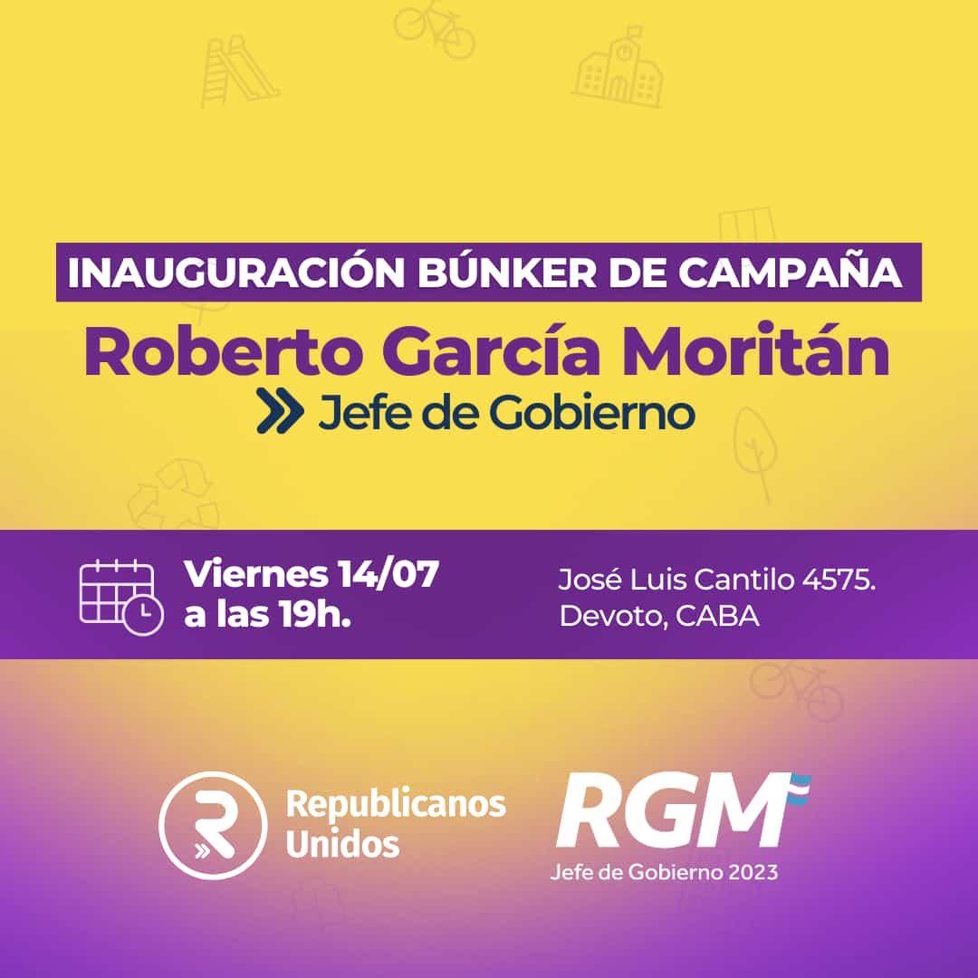 García Moritán inaugura búnker en la casa de Maradona