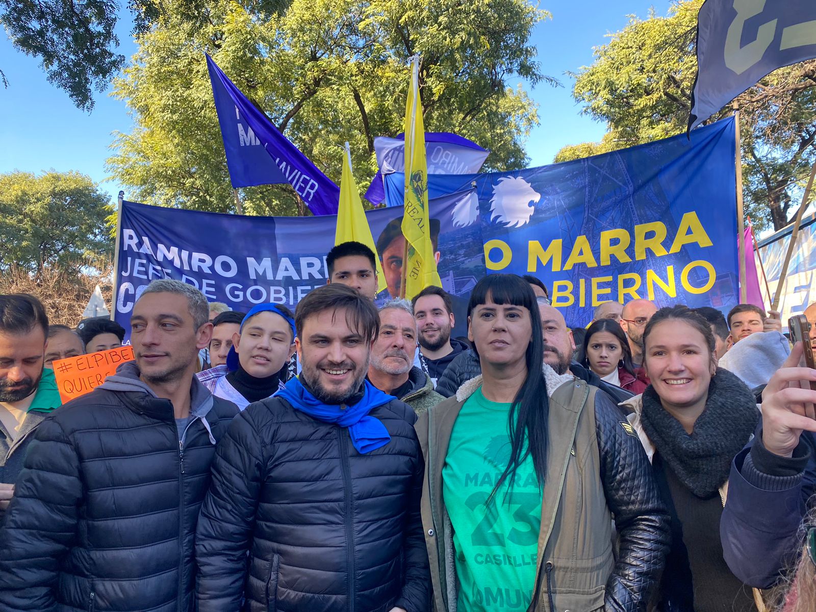 Marra: “Quiero ver si movilizan toda esta gente sin plata”