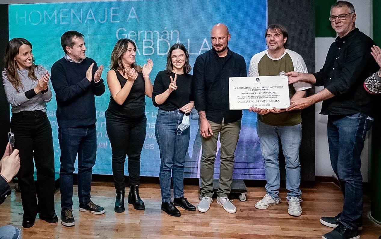 Homenaje a Germán Abdala