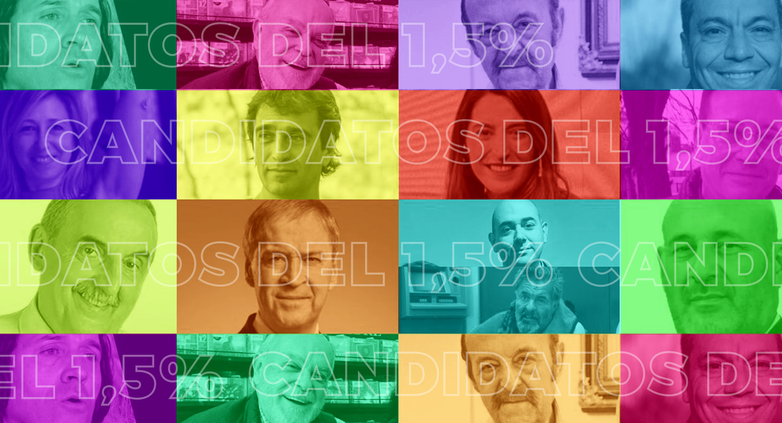 Los que juegan a sobrevivir: candidatos que buscan superar el 1,5%