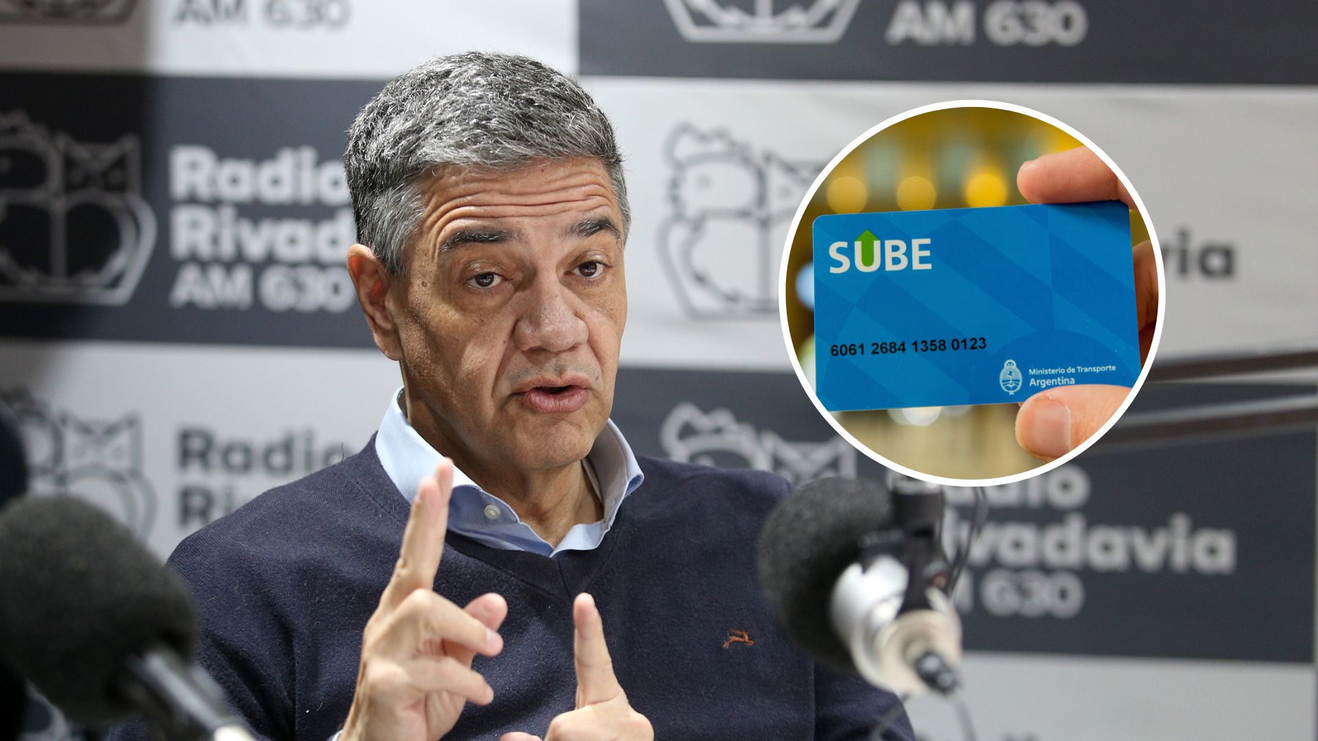 Jorge Macri quiere modificar el pago del transporte público: “Chau SUBE"