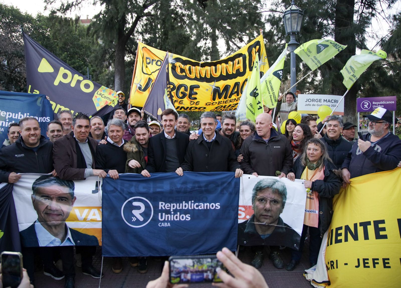 Jorge Macri y García Moritán: recorridas, fotos y un futuro conjunto