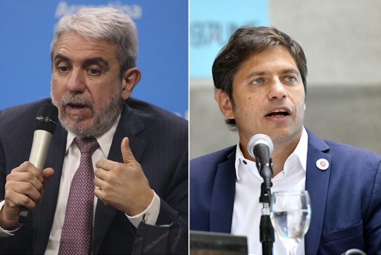 Kicillof molesto con Aníbal por la falta de gendarmes en el Conurbano