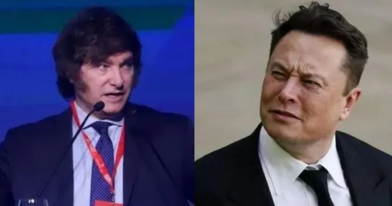 Elon Musk le contestó a Milei en Twitter y después borró el mensaje