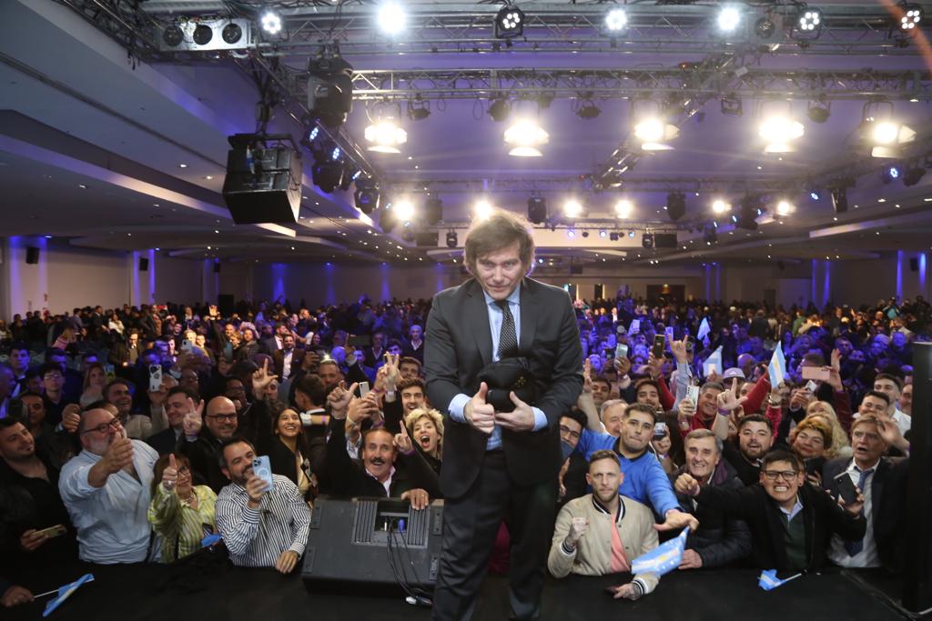 En Parque Norte, Milei disertó ante empresarios y sindicalistas