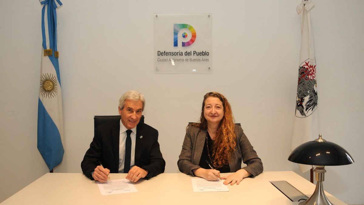 La Defensoría del Pueblo porteña firmó un convenio de colaboración con el INA 