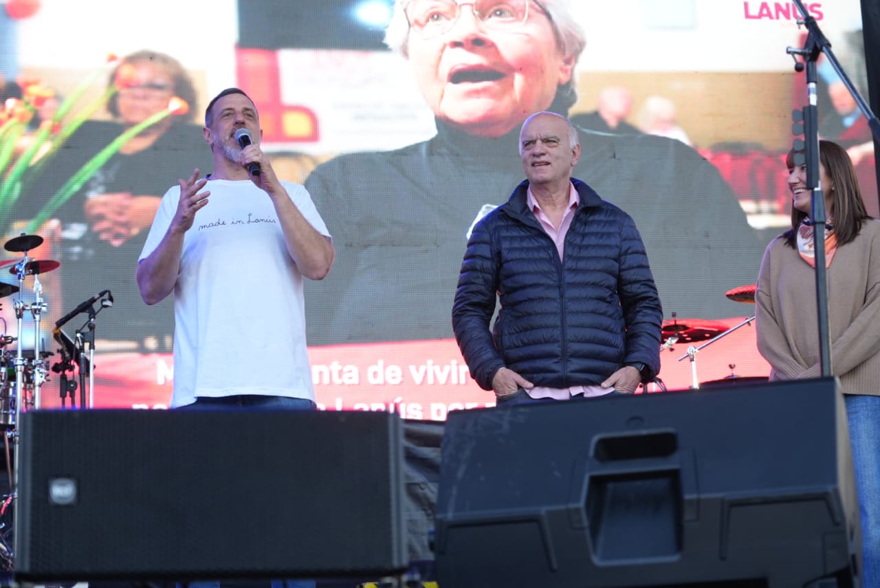Grindetti y Kravetz festejaron el 79° Aniversario de Lanús