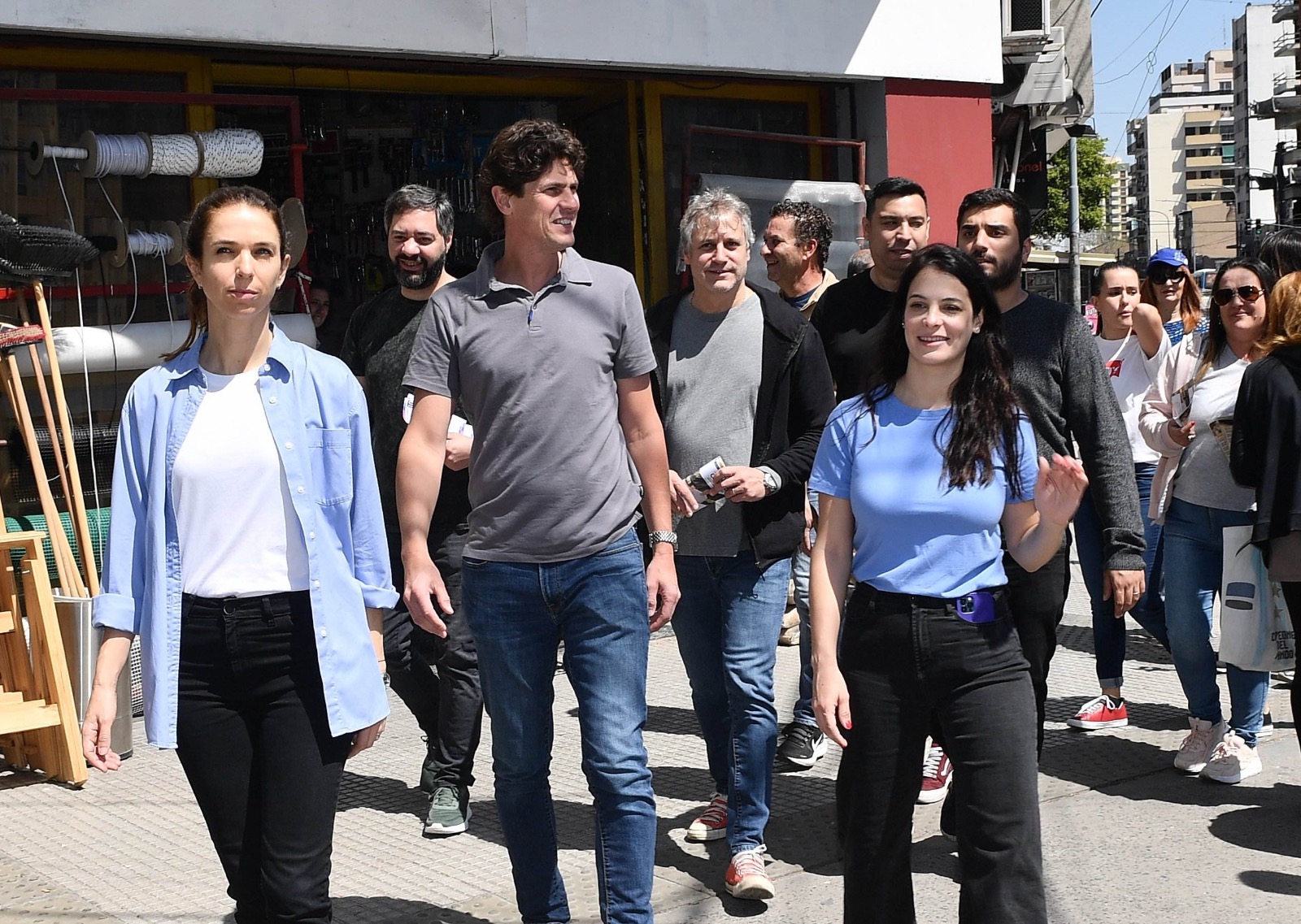 Lousteau volvió a la campaña para apoyar a sus candidatos