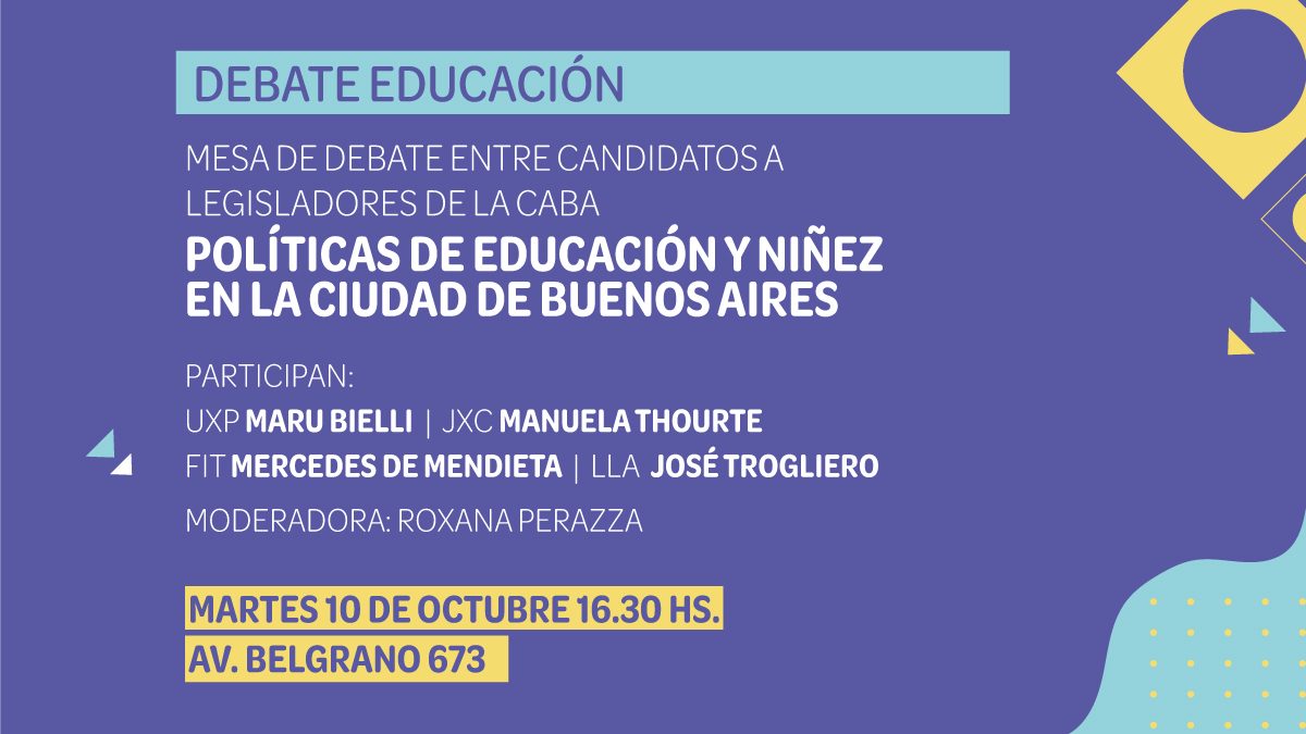 Candidatos a legisladores porteños debatirán en la Defensoría del Pueblo