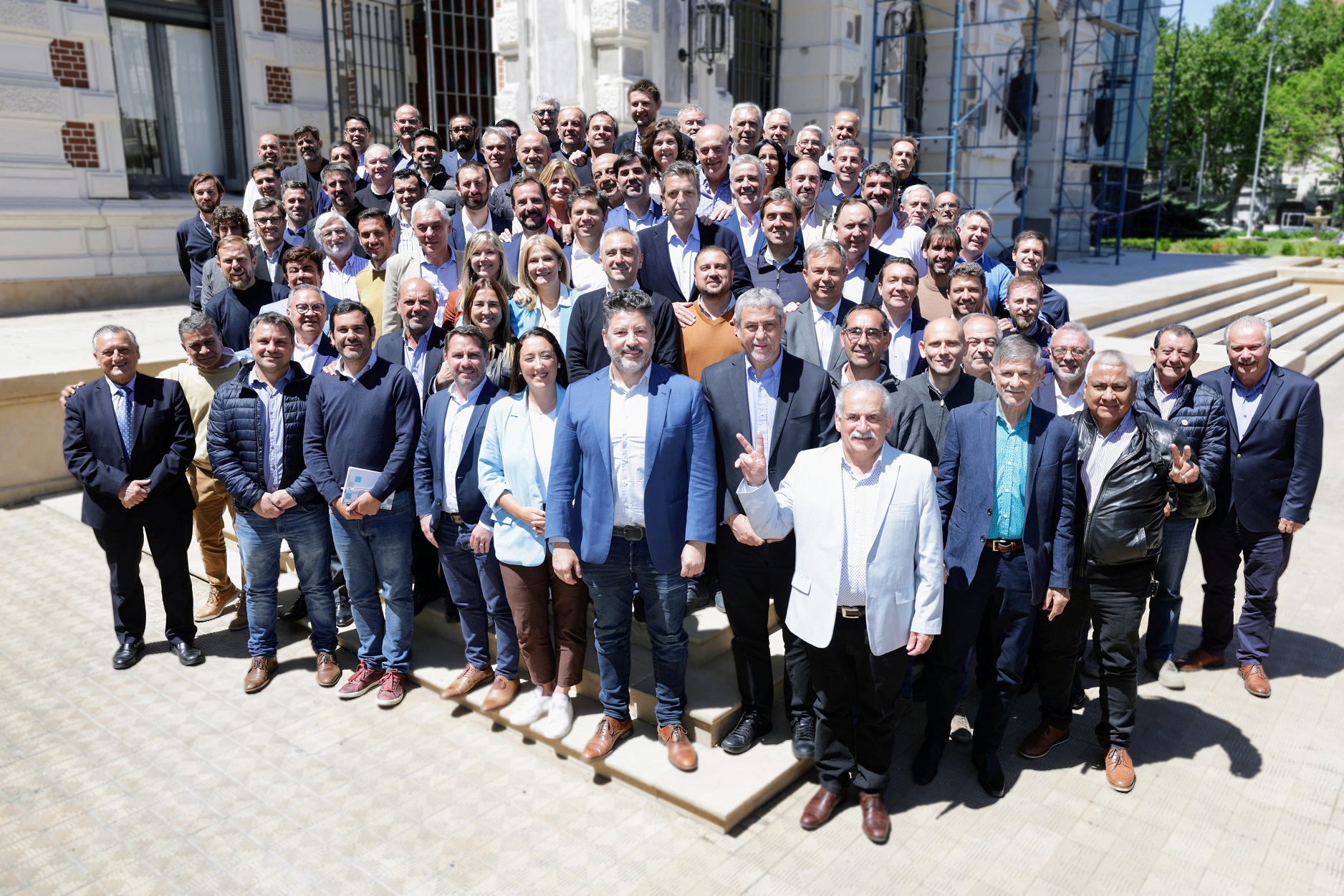 Ajustes de campaña: Massa se reunió con intendentes y Kicillof