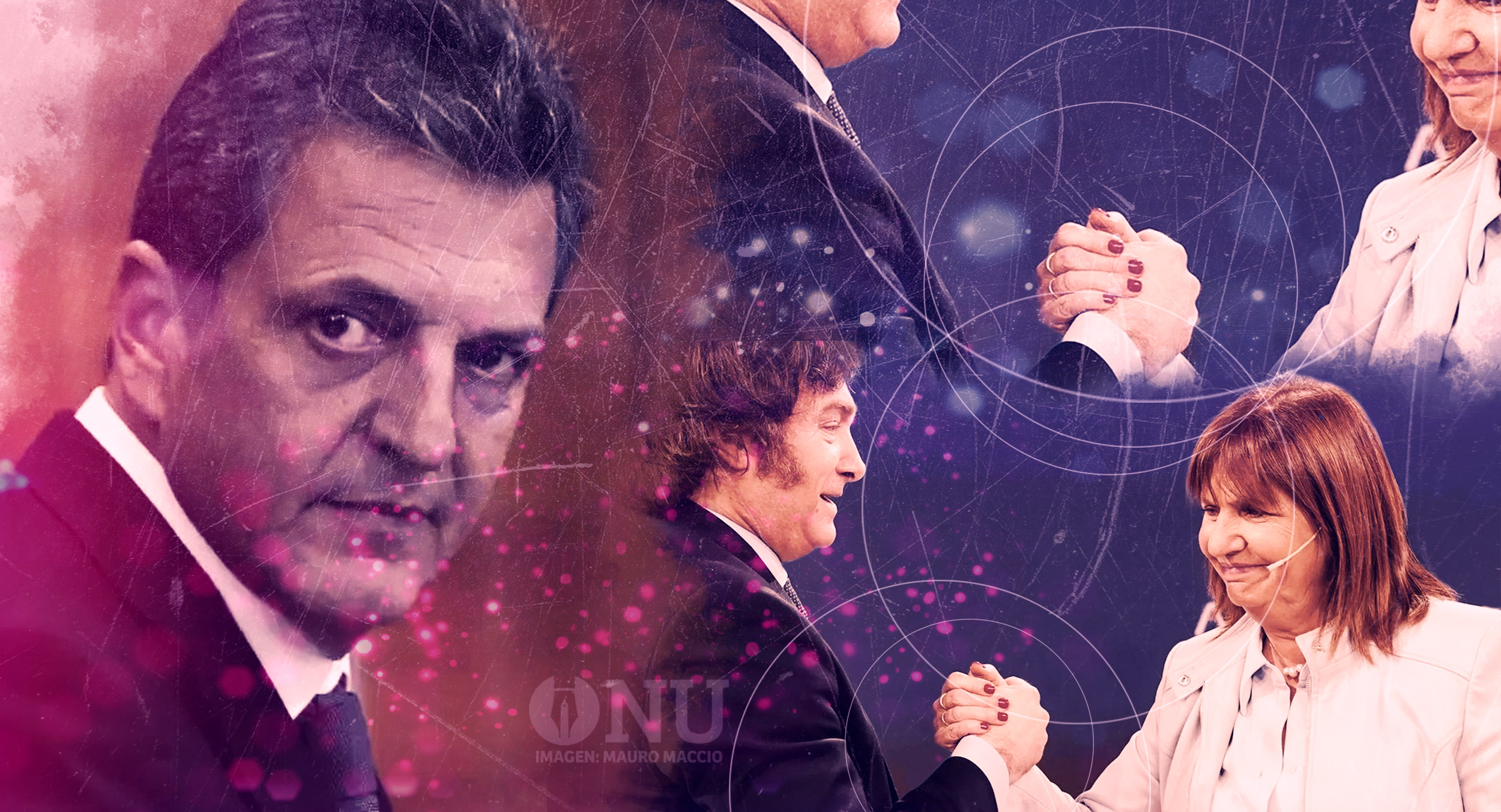 Massa mira los errores ajenos y Milei busca ayuda externa