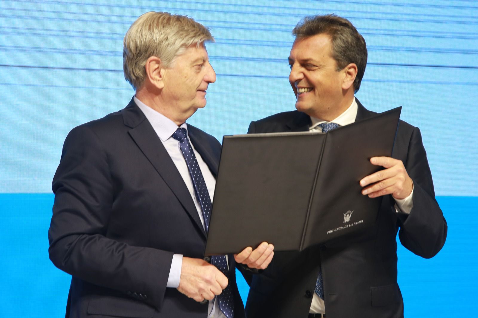 Massa, en La Pampa: "El federalismo se construye generando igualdad"