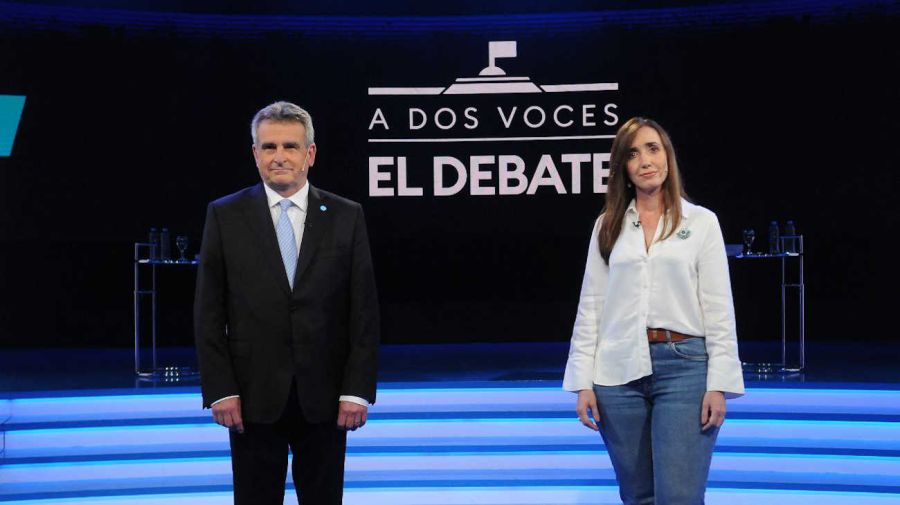 Debate Rossi - Villarruel: fuertes cruces por DD.HH, inseguridad y pobreza