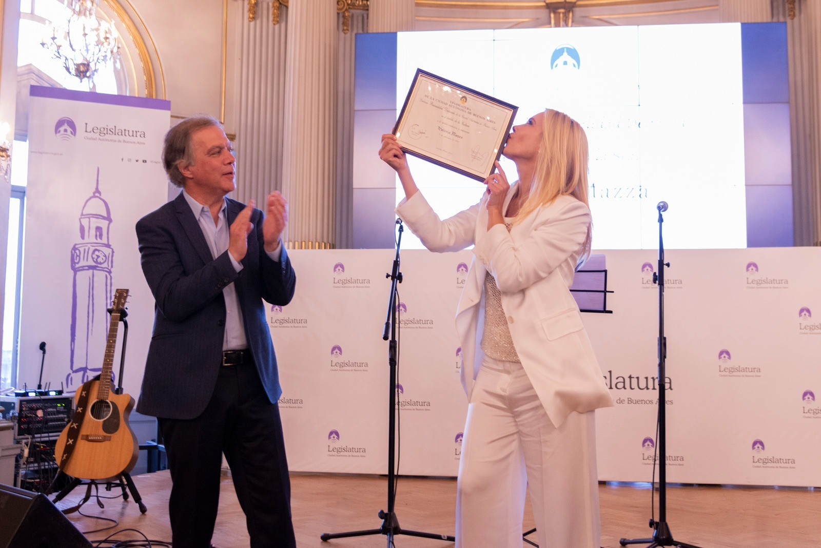 Mazza fue declarada Personalidad Destacada de CABA