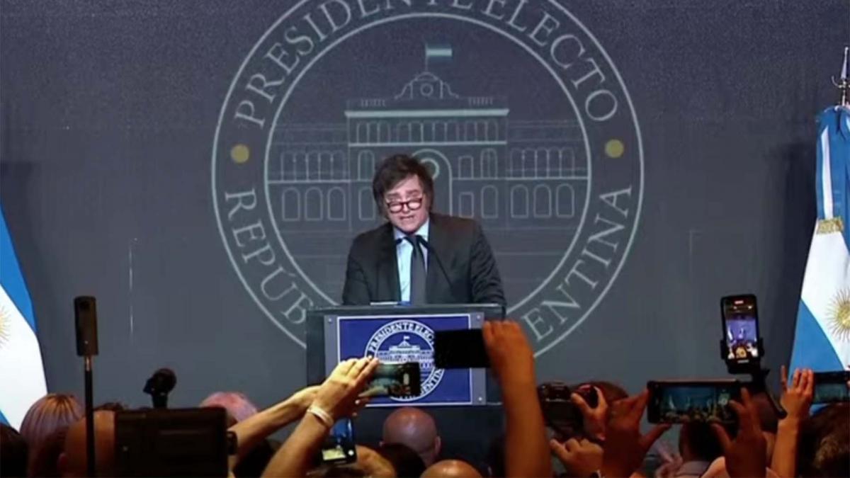 Milei: "Hoy comienza la reconstrucción de la Argentina”