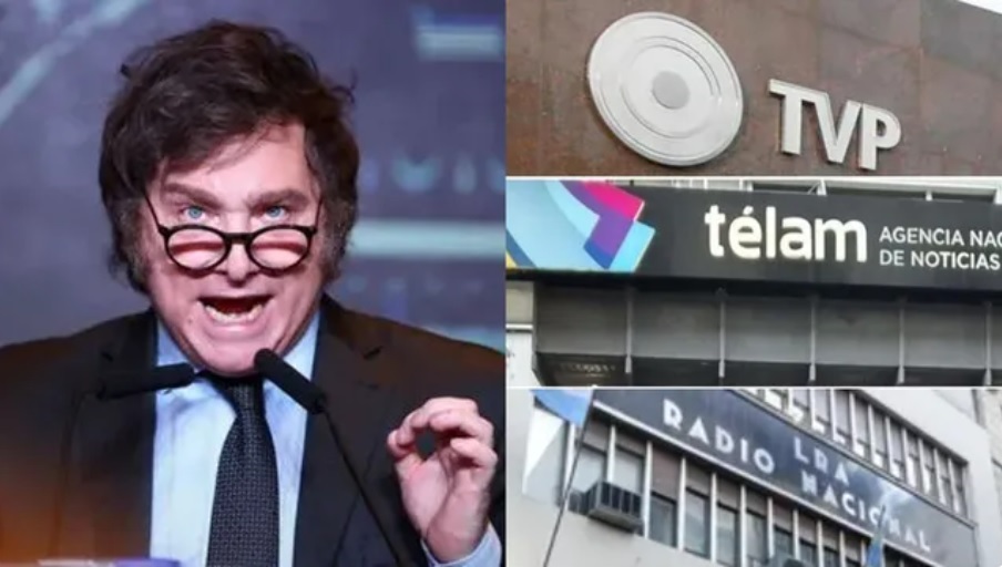 Milei ratificó que privatizará YPF y los medios públicos