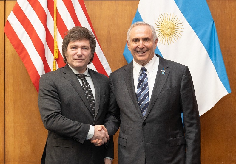 El embajador de EE.UU dijo que Milei podría reunirse con funcionarios de Biden