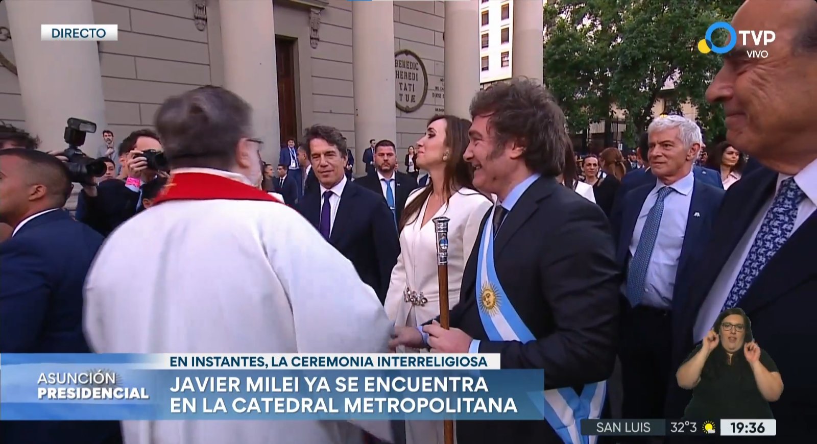 Milei fue a la Catedral y García Cuerva pidió dejar atrás los personalismos