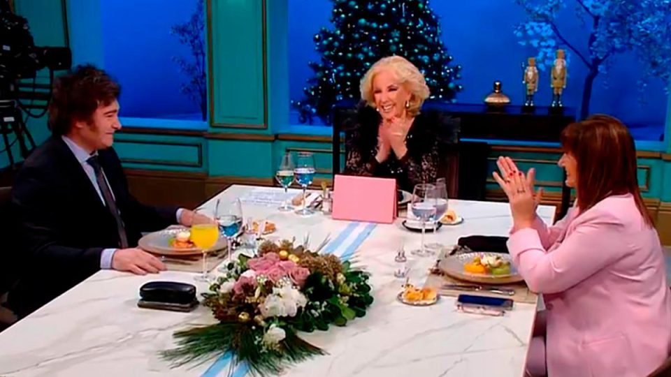 "Palito" de Bullrich y Milei en la mesa de Mirtha para Larreta
