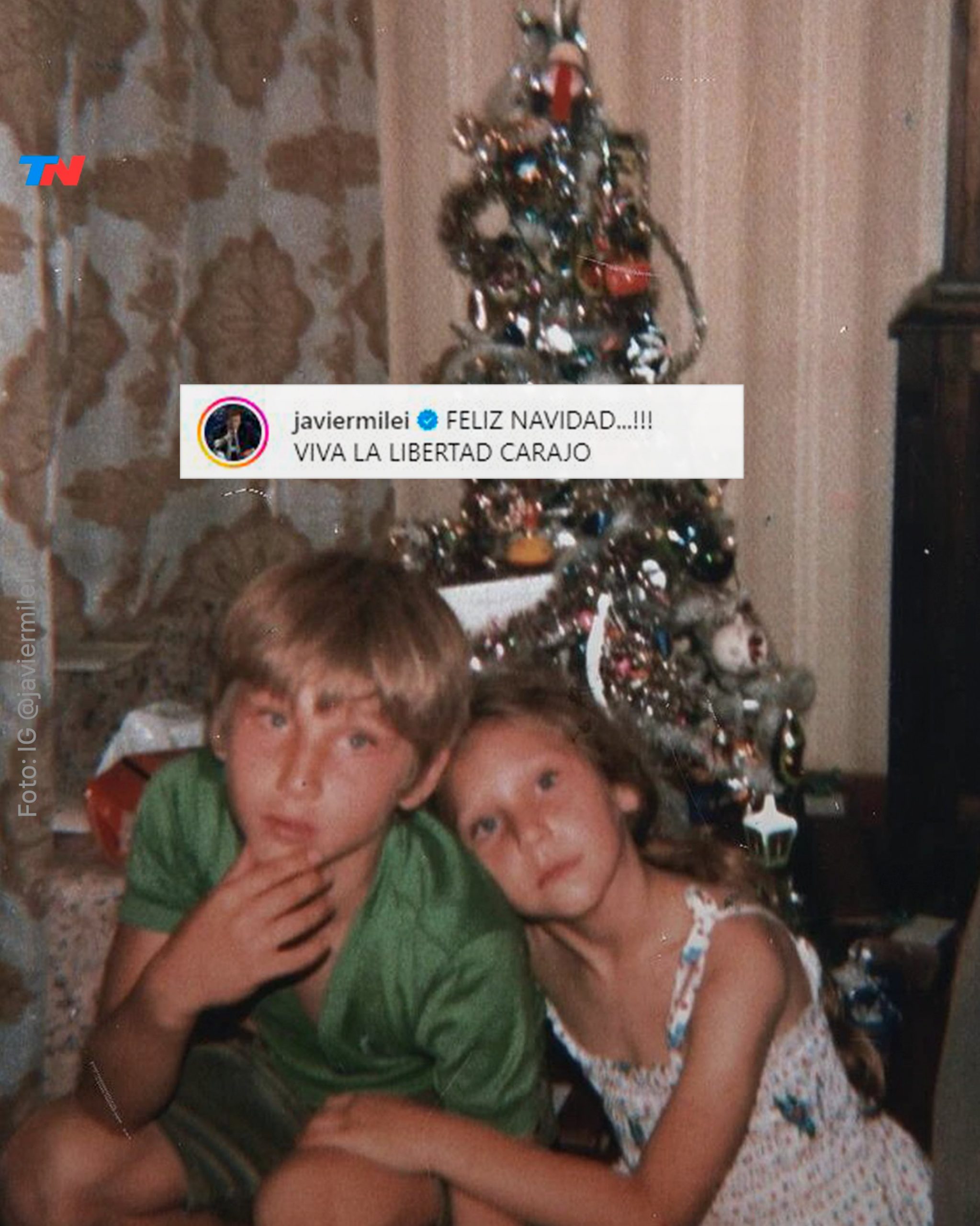 El mensaje navideño de Milei: "Viva la libertad, carajo"