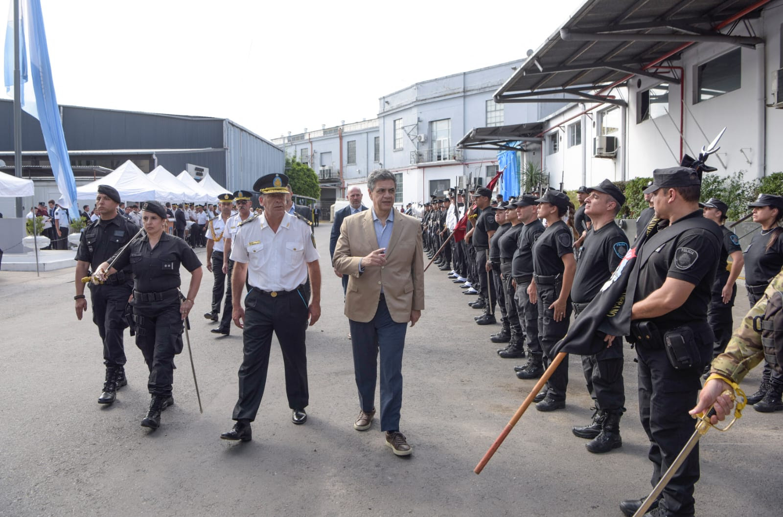 Jorge Macri reconoció a policías de la Ciudad: “Estoy orgulloso de ustedes"