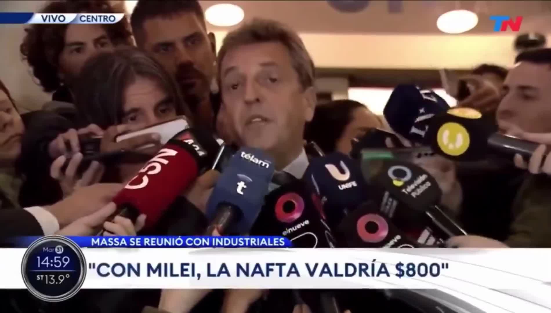 El peronismo le recordó al gobierno la advertencia de Massa sobre la nafta