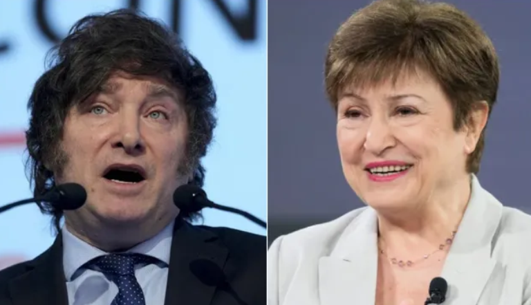 Milei viaja el lunes a Davos y mantendrá una reunión con Georgieva