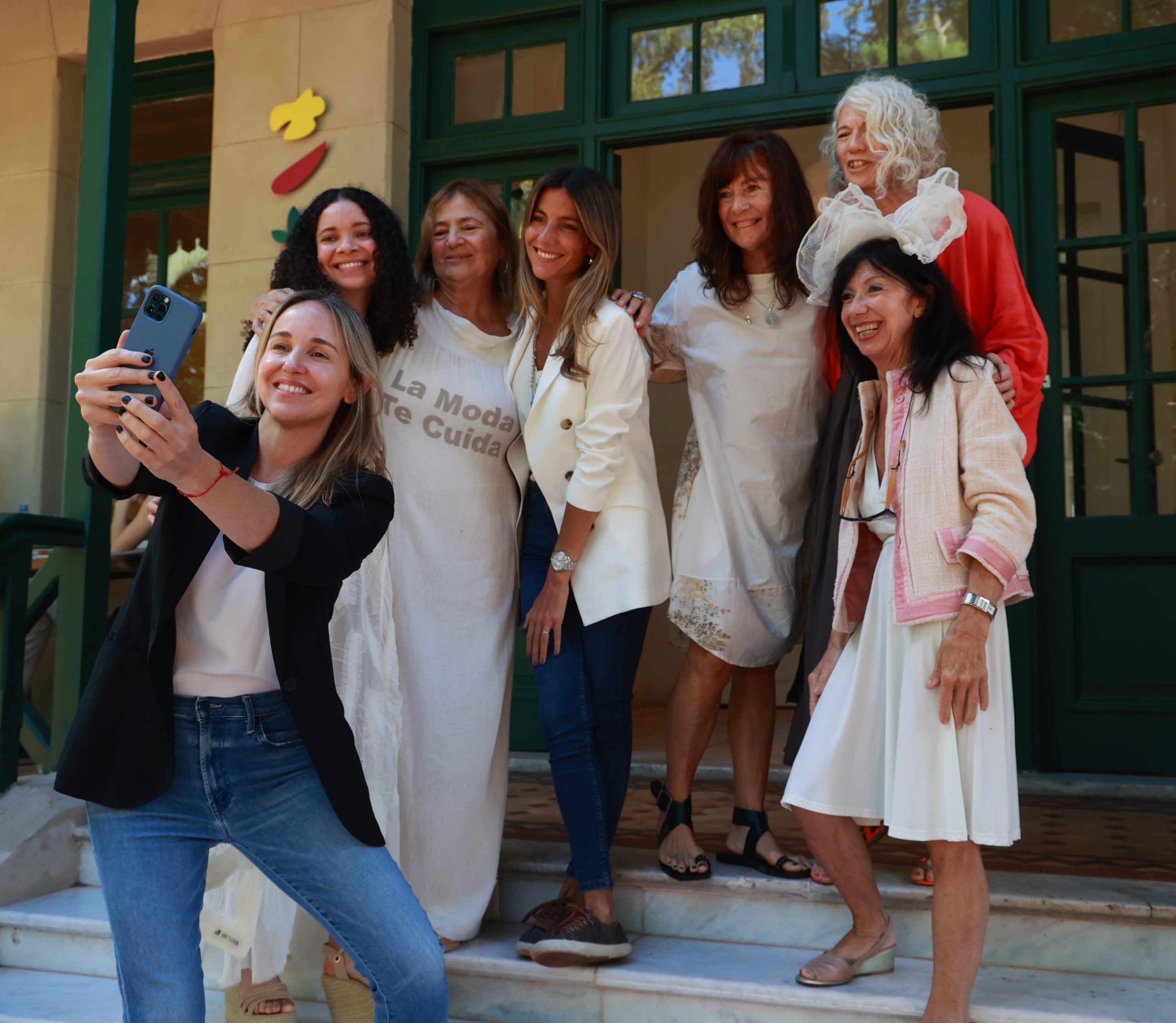 Muzzio y María Belén Ludueña se reunieron con emprendedoras