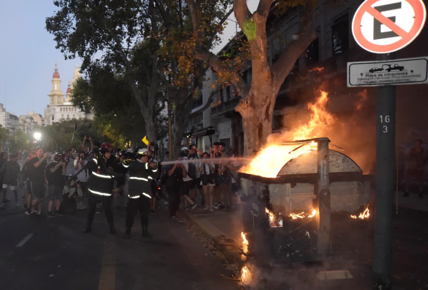 Jorge Macri demandará a los que destruyeron bienes de la Ciudad