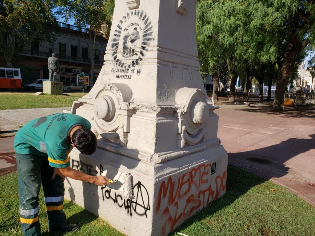 "Arreglar el vandalismo de la manifestación le cuesta a la Ciudad $107 millones"