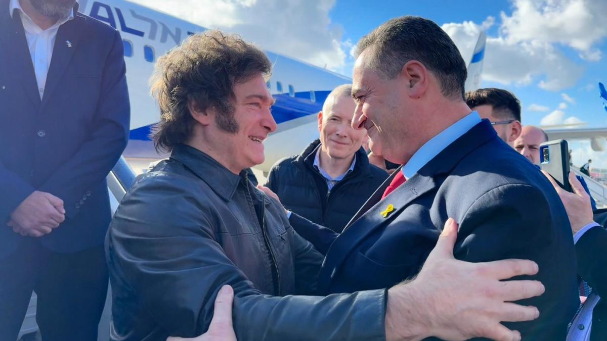 Milei llegó a Israel y ratificó que mudará la embajada argentina a Jerusalén