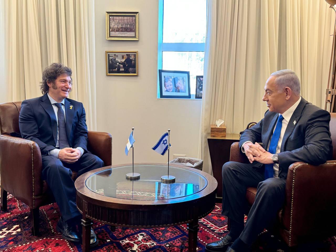 Milei se reunió con Netanyahu: "El nazismo moderno se disfraza de Hamás"