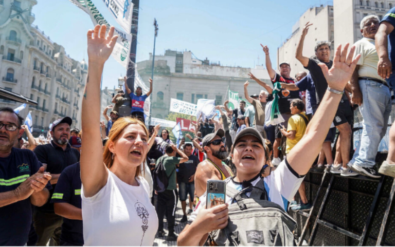 La CGT anticipa “un marzo muy conflictivo” y prepara un nuevo paro general contra Milei