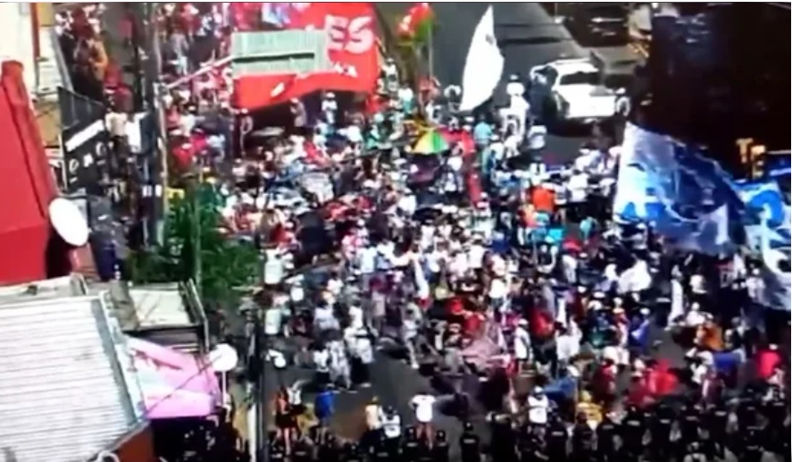 Policía de la Ciudad impidió que piqueteros entren a la Capital