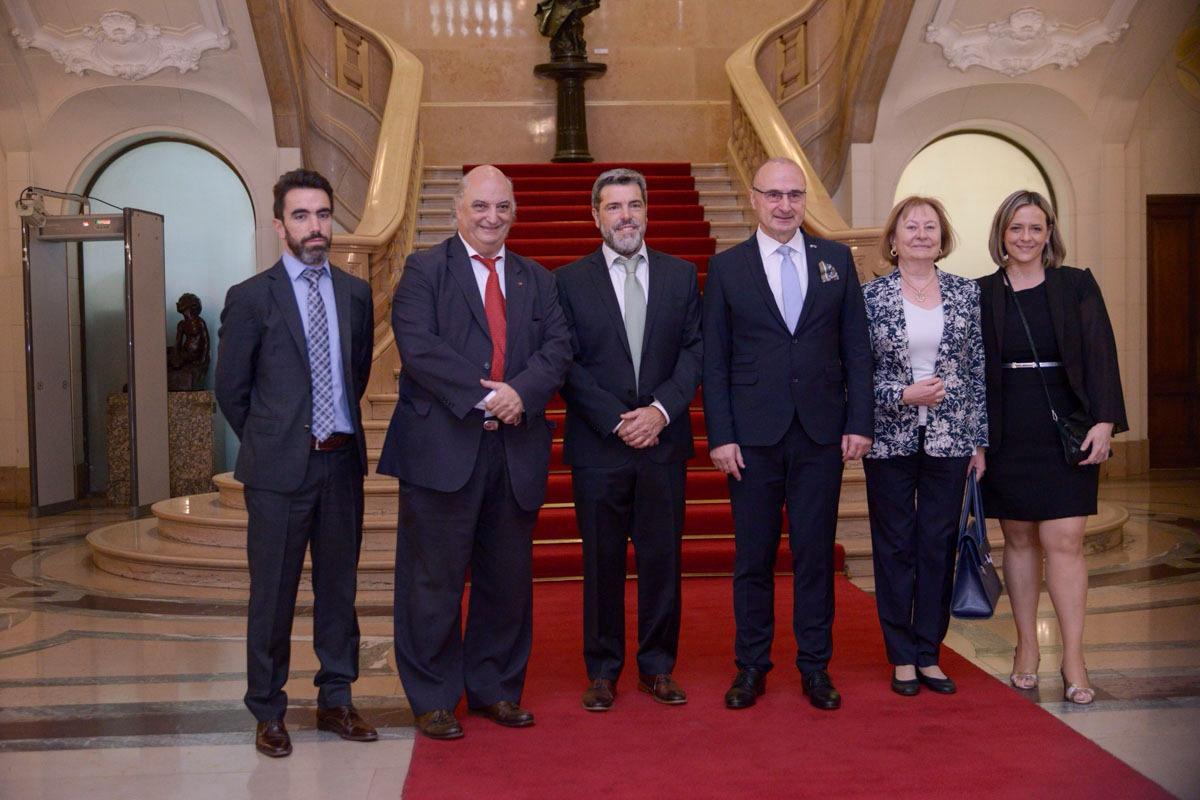 Legislatura: Matías López recibió al canciller croata