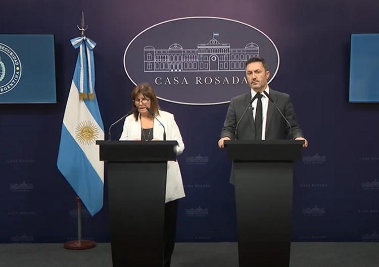 Seguridad interior: Bullrich y Petri le dan más intervención de las FFAA