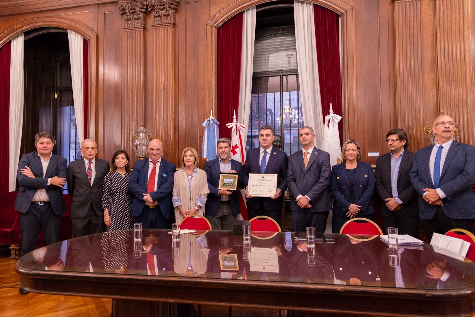 La Legislatura declaró a Ilia Darchiashvili como Huésped de Honor