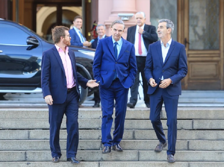 Posse y Francos recibieron al bloque de Pichetto y la UCR para sumar apoyos