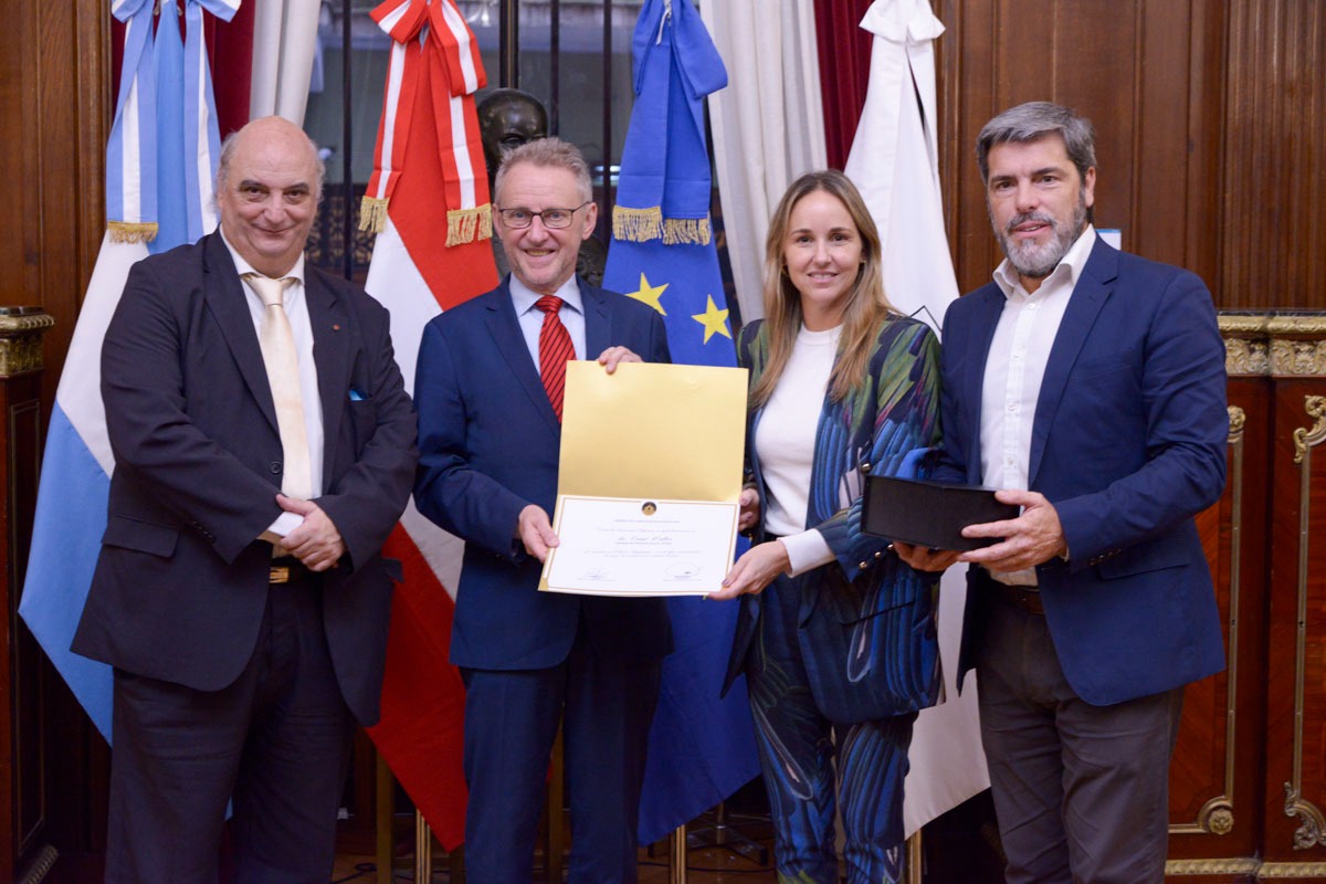 Visita del Presidente del Parlamento de Viena a la Legislatura