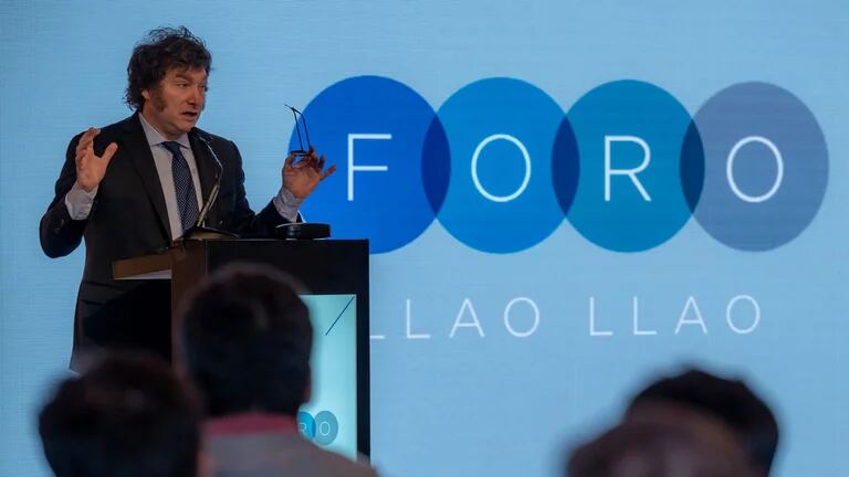 Milei en el Foro Llao Llao: "El que fuga dólares es un héroe""