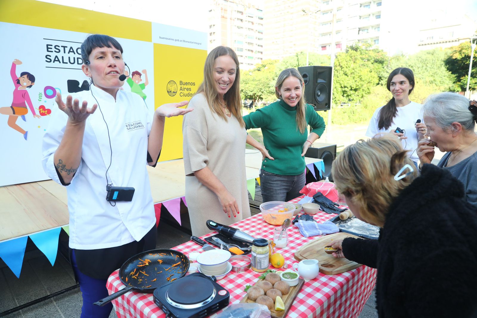 Muzzio recorrió el Festival Saludable: “El bienestar integral es nuestra prioridad”