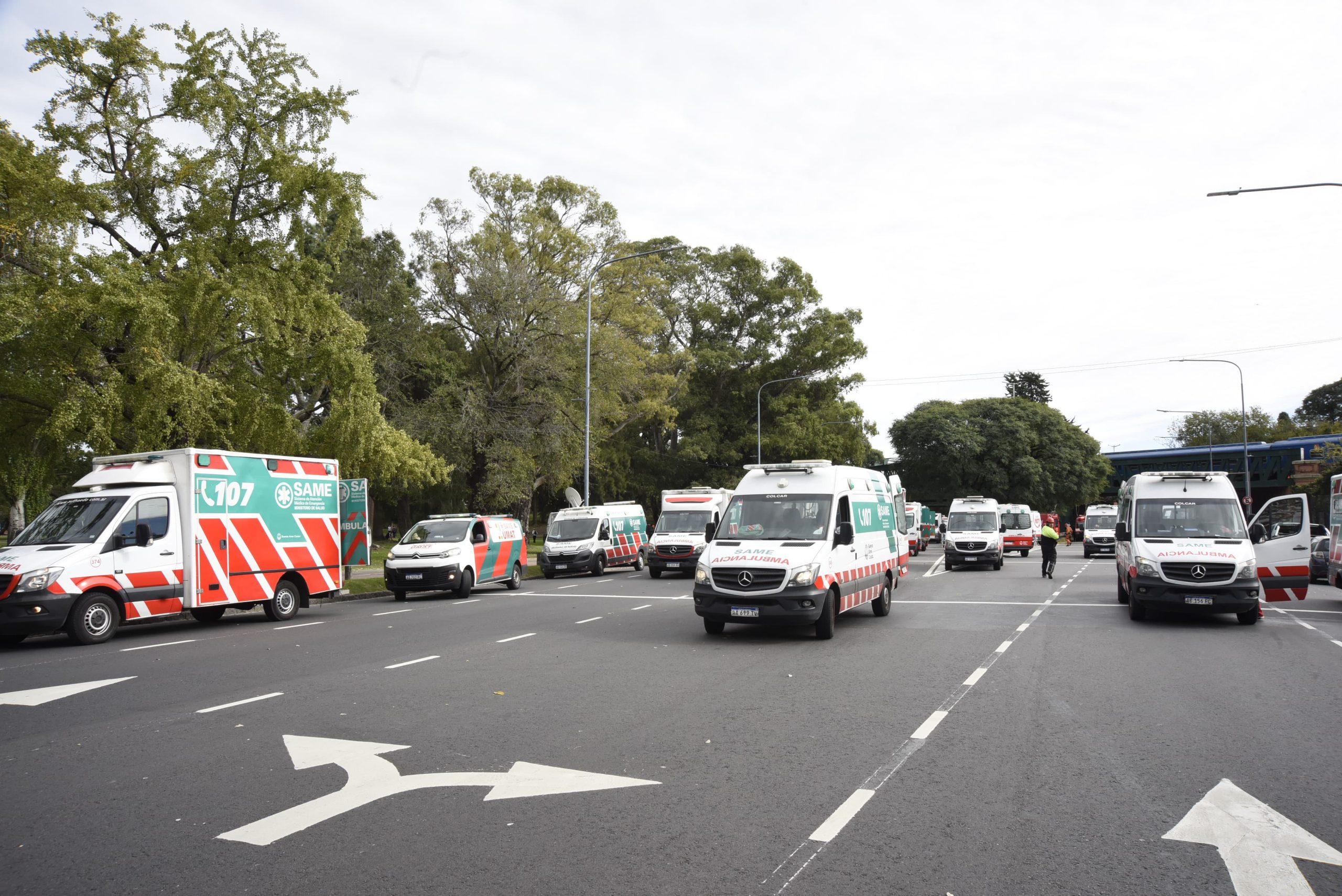 GCBA desplegó un operativo de emergencia por el choque de trenes