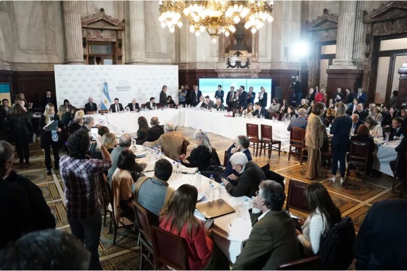 Francos fue al Senado y el oficialismo logró el dictamen para la Ley Ómnibus